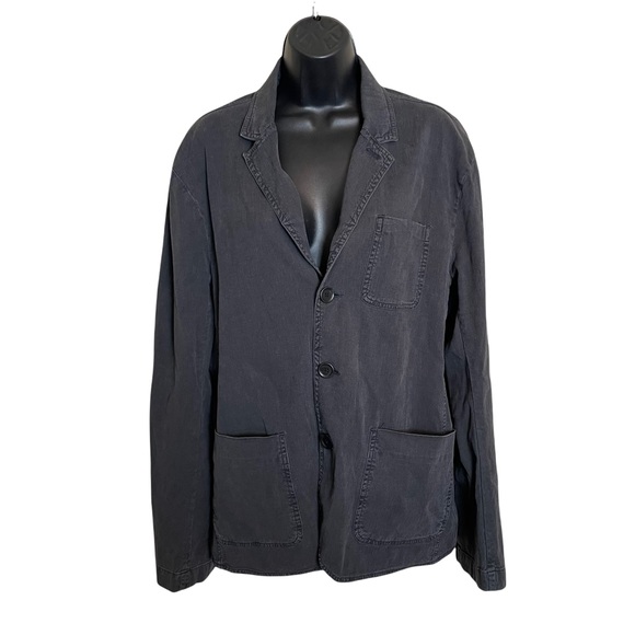 James Perse Jackets & Blazers - STANDARD JAMES PERSE Gray Linen Blazer Jacket Shacket Top